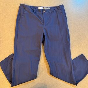 Maison Jules Blue Ankle Cropped Pants